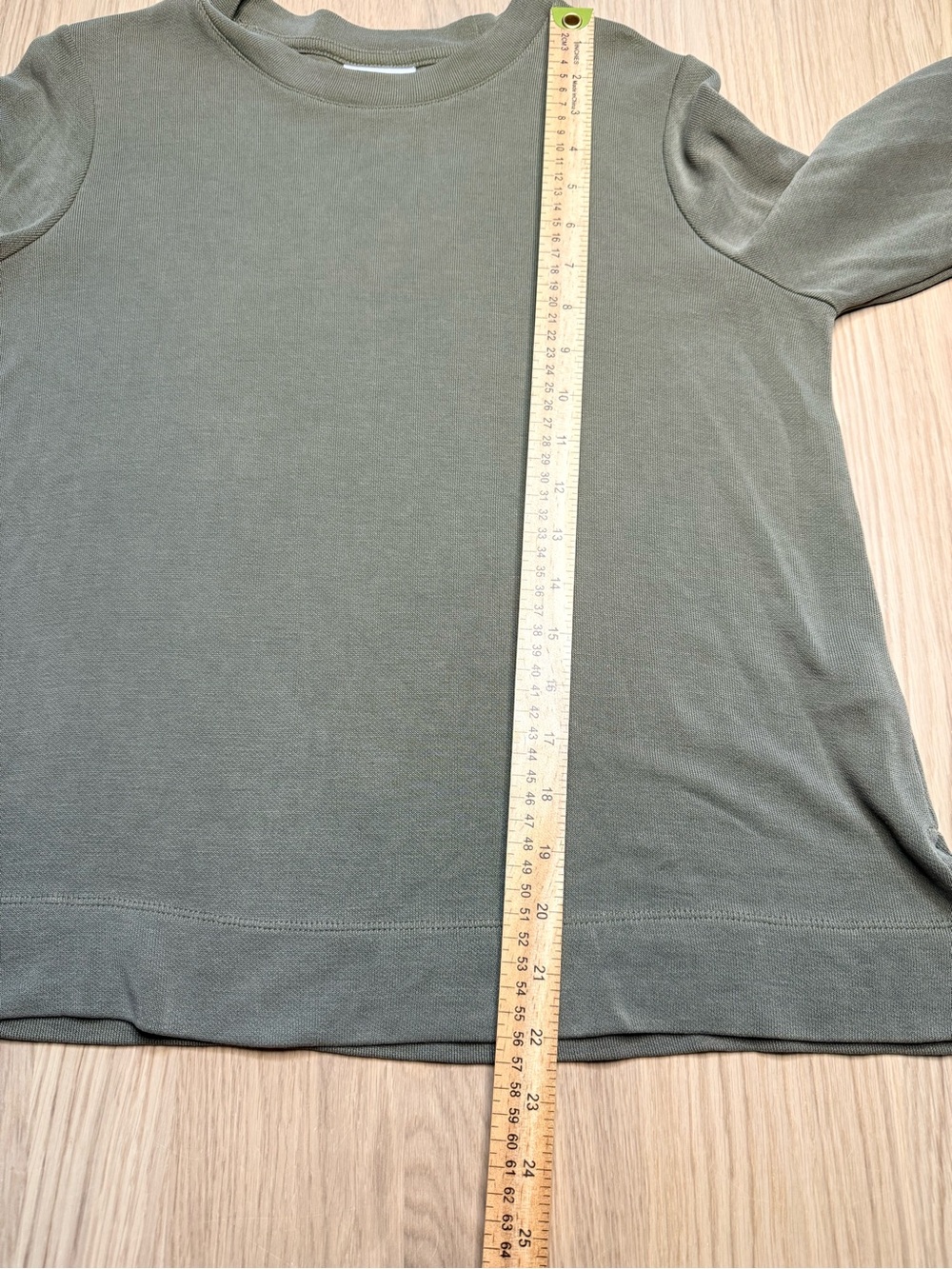 J. JILL Green Casual Minimalist Women's Pullover Top Size Small Petite - Picture 7 of 10